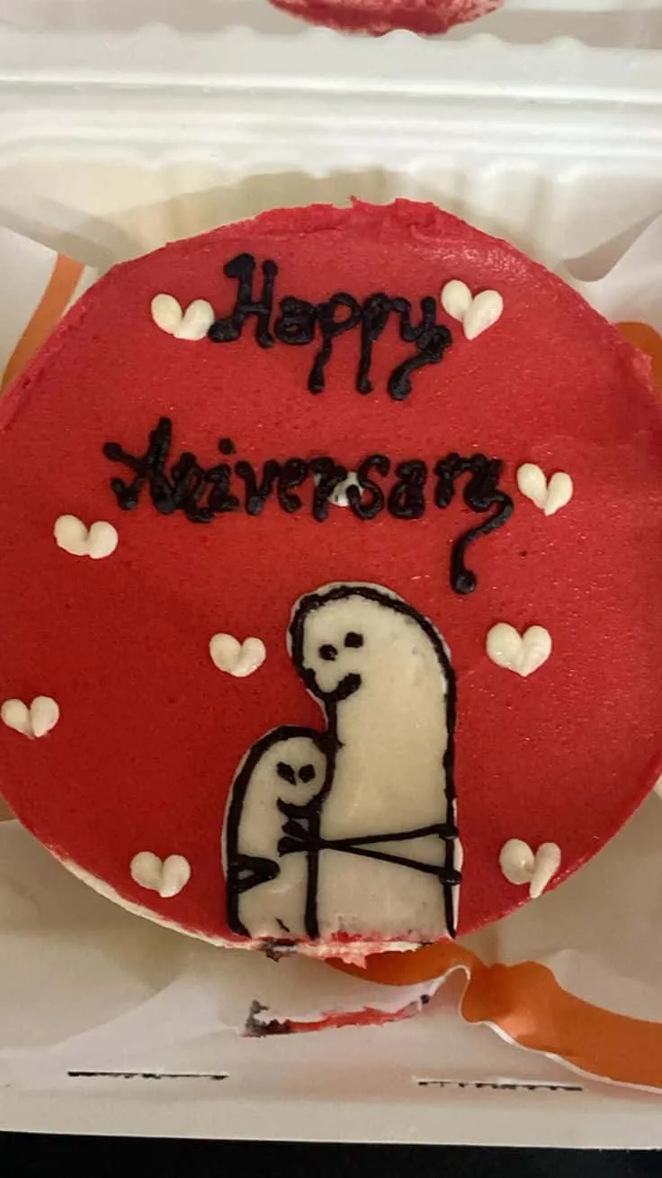 happy anniversary cake